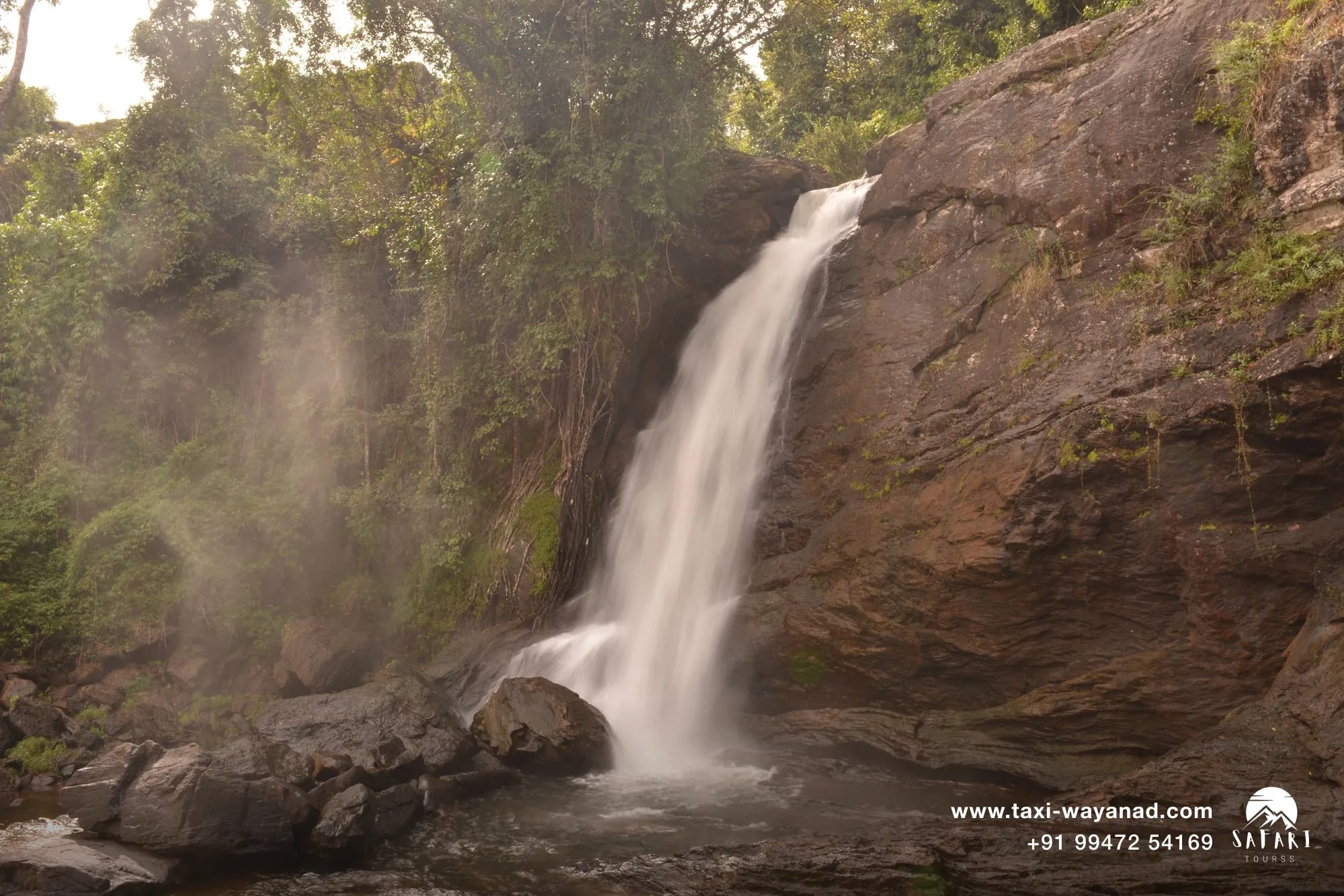 Soochipara (Sentinel Rock) Falls near Meppadi, Monday alternative on a Wayanad day trip