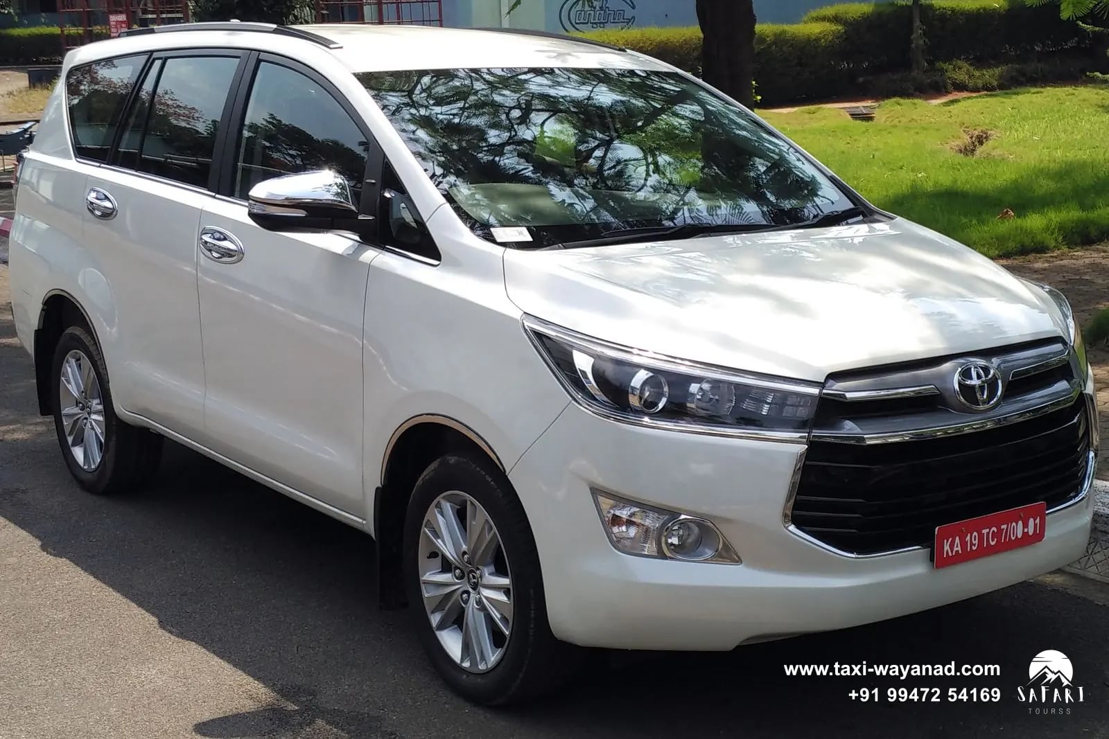 Toyota Innova Crysta, the SUV most families book as a Wayanad cab
